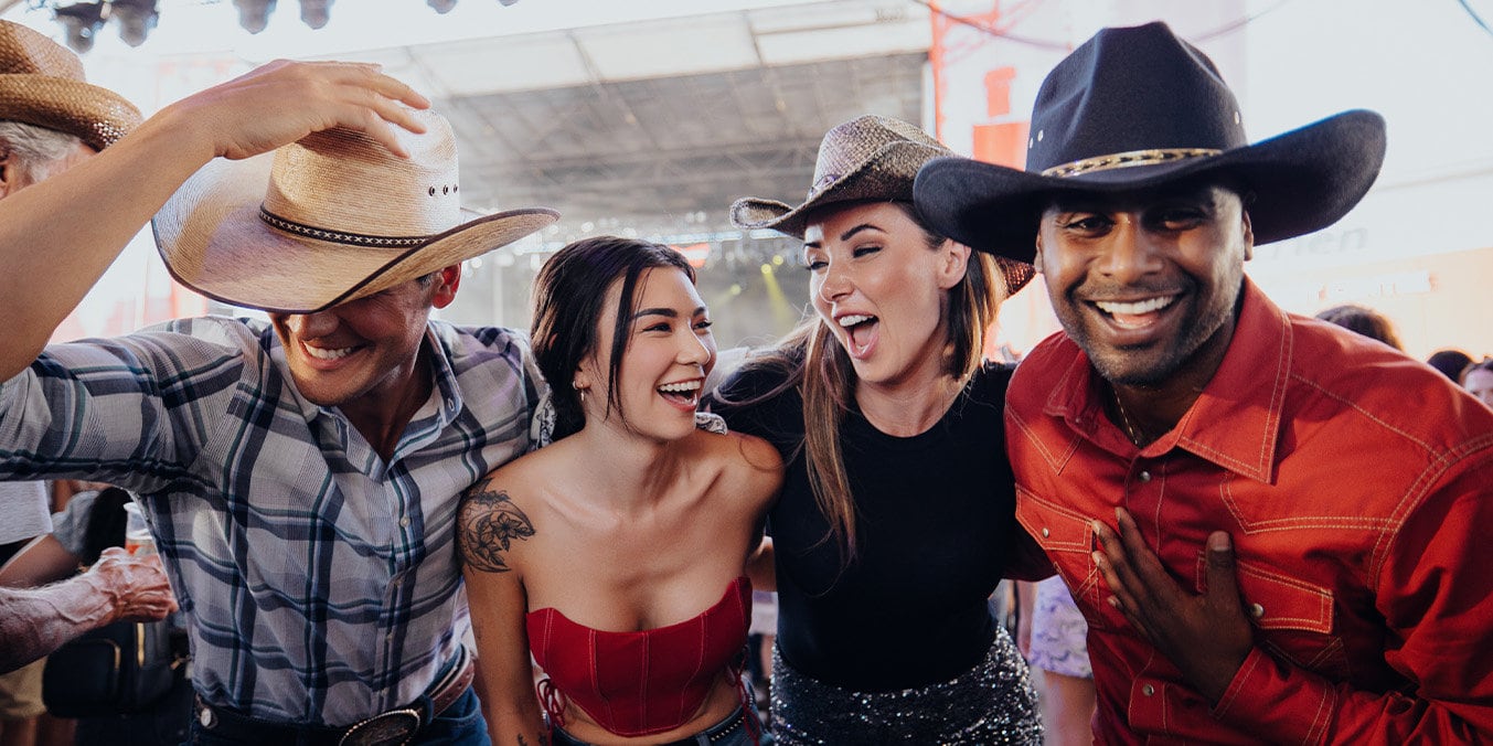 friends at calgary stampede